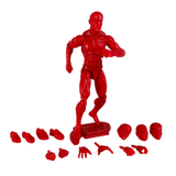 Vitruvian H.A.C.K.S. Superhero Red Blanks: Male Action Figure