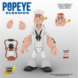 Popeye Classics Action Figure: Popeye White Sailor Suit