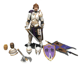 Vitruvian H.A.C.K.S. Action Figure: Lance Steelblade - King of Accord
