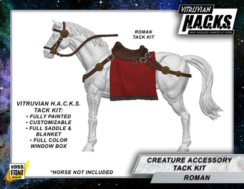MIGHTY STEEDS - ROMAN TACK KIT- ACTION FIGURE ACCESSORIES