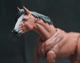 MIGHTY STEEDS - BASIC HORSE ACTION FIGURE