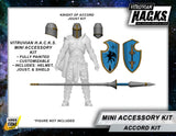 MIGHTY STEEDS - KNIGHT OF ACCORD MINI GEAR KIT- ACTION FIGURE ACCESSORIES